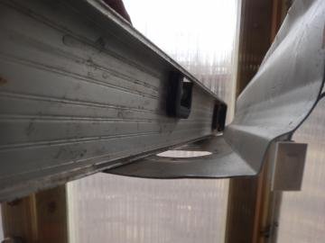 gutter downspout dip inside